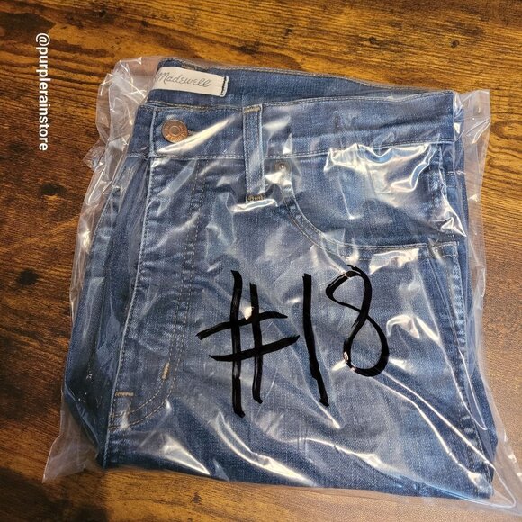 Madewell Jeans 27 Skinny 10" High Rise Tummy Control Slimming F4664 Medium Dark - Picture 13 of 13